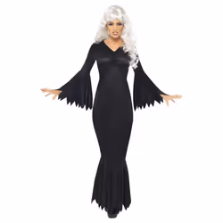 Smiffys Womens/Ladies Midnight Vampire Costume - S, Black