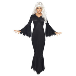 Smiffys Womens/Ladies Midnight Vampire Costume - S, Black