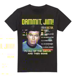 Star Trek Mens All of the Above T-Shirt - M, Black
