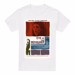 Star Trek Mens The Next Generation Season 7 Episode 18 T-Shirt - S, White