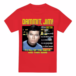 Star Trek Mens All of the Above T-Shirt - 3XL, Red