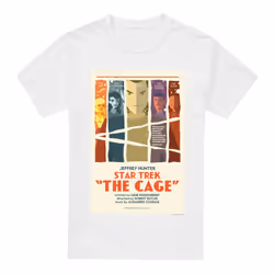 Star Trek Mens The Original Series Episode 80 T-Shirt - 5XL, White