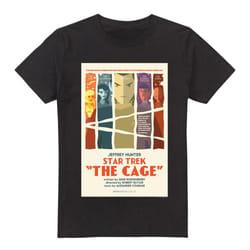 Star Trek Mens The Original Series Episode 80 T-Shirt - 3XL, Black