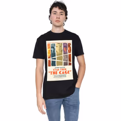 Star Trek Mens The Original Series Episode 80 T-Shirt - 3XL, Black