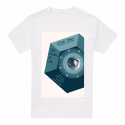 Star Trek Mens The Next Generation Season 6 Episode 9 T-Shirt - L, White