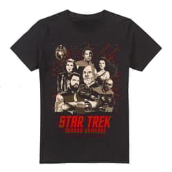 Star Trek Mens Poster T-Shirt - L, Black