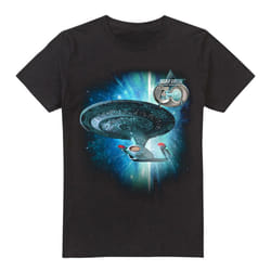 Star Trek Mens Ship 30 T-Shirt - 4XL, Black