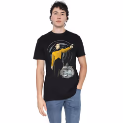 Star Trek Mens 30 Data T-Shirt - XL, Black
