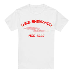 Star Trek Mens Shenzhou Athletic T-Shirt - XL, White