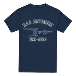 Star Trek Mens Hathaway Athletic T-Shirt - M, Navy