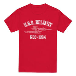 Star Trek Mens Reliant Athletic T-Shirt - 4XL, Red