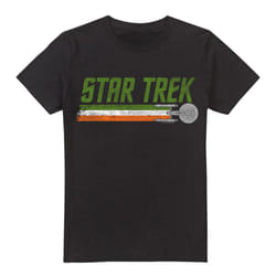 Star Trek Mens Irish Enterprise T-Shirt - M, Black