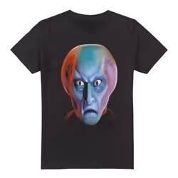 Star Trek Mens Balok Head T-Shirt - 5XL, Black