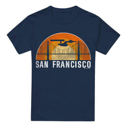 Star Trek Mens San Francisco Trek T-Shirt - XL, Navy