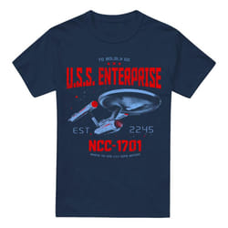 Star Trek Mens Stardate 2245 T-Shirt - 5XL, Navy