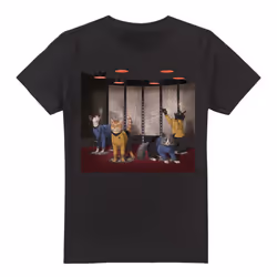 Star Trek Mens Beam Meow Up T-Shirt - XL, Black
