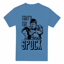 Star Trek Mens That's the Spock T-Shirt - M, Carolina Blue
