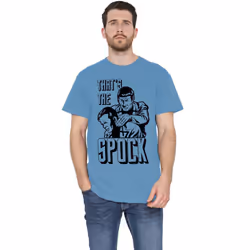 Star Trek Mens That's the Spock T-Shirt - M, Carolina Blue
