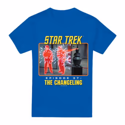 Star Trek Mens The Changeling T-Shirt - XL, Royal Blue