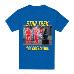 Star Trek Mens The Changeling T-Shirt - XL, Royal Blue