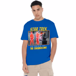 Star Trek Mens The Changeling T-Shirt - XL, Royal Blue