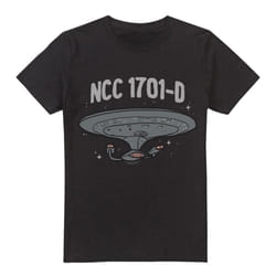 Star Trek Mens The Next Generation T-Shirt - M, Black