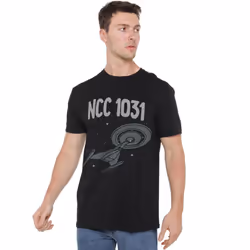 Star Trek Mens The Crossfield Class T-Shirt - XXL, Black