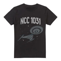 Star Trek Mens The Crossfield Class T-Shirt - 4XL, Black