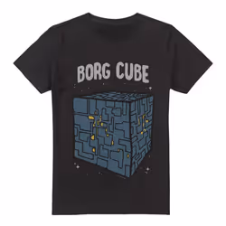 Star Trek Mens The Tritanium T-Shirt - L, Black