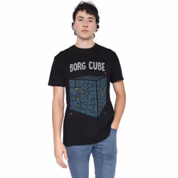 Star Trek Mens The Tritanium T-Shirt - L, Black