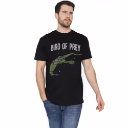Star Trek Mens The Bird of War T-Shirt - M, Black