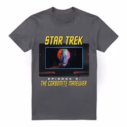 Star Trek Mens The Corbomite Maneuver T-Shirt - L, Charcoal