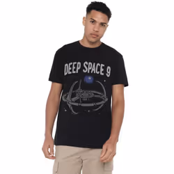 Star Trek Mens The Bajor T-Shirt - XL, Black