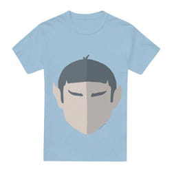Star Trek Mens The Vulcan T-Shirt - 3XL, Light Blue