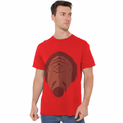 Star Trek Mens The Next Gen Klingon T-Shirt - XL, Red