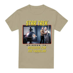 Star Trek Mens Requiem for Methuselah T-Shirt - M, Safari Green