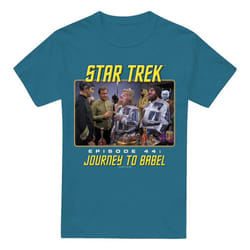 Star Trek Mens Journey to Babel T-Shirt - XL, Slate