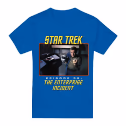 Star Trek Mens The Enterprise Incident T-Shirt - XXL, Royal Blue