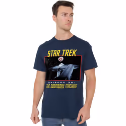 Star Trek Mens The Doomsday Machine T-Shirt - XXL, Navy