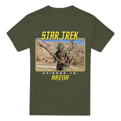 Star Trek Mens Arena T-Shirt - 3XL, Military Green