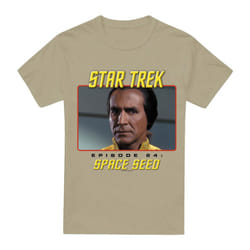 Star Trek Mens Space Seed T-Shirt - 3XL, Safari Green