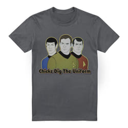Star Trek Mens Dig It T-Shirt - 4XL, Charcoal