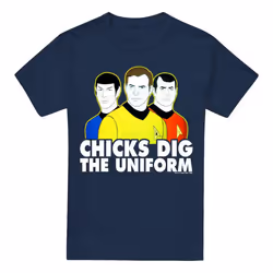 Star Trek Mens Dig It T-Shirt - M, Navy