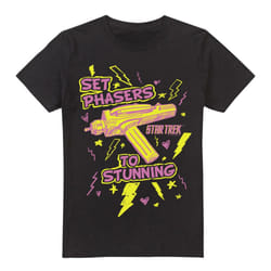 Star Trek Mens Set Phasers T-Shirt - XL, Black