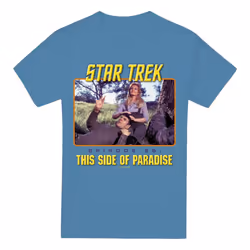 Star Trek Mens Episode 25 T-Shirt - XXL, Carolina Blue