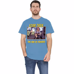 Star Trek Mens Episode 25 T-Shirt - 3XL, Carolina Blue