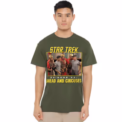 Star Trek Mens Episode 43 T-Shirt - M, Military Green
