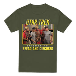 Star Trek Mens Episode 43 T-Shirt - 3XL, Military Green