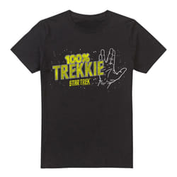 Star Trek Mens Trekkie T-Shirt - L, Black