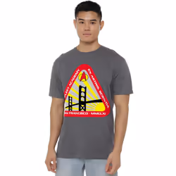 Star Trek Mens Starfleet Academy T-Shirt - XXL, Charcoal